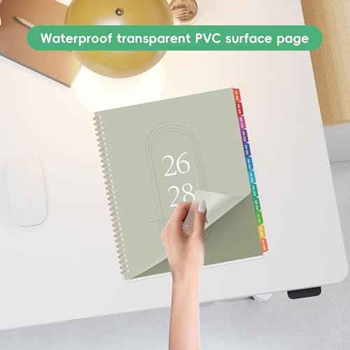 2026-2028 Monthly Planner Calendar - 3 Year Planner 2026-2028, Jan 2026?Dec 2028, 8.5" x 11", 36 Monthly Calendar with Colorful Tabs, Inner Pockets for Home, School or Office Use