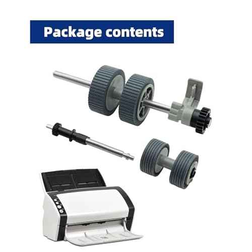2025 New PA03540-0001 Brake Roller and PA03540-0002 Pick Roller with Shaft Scanner Part Fits for Fujitsu Scanner Fi-6130 Fi-6130Z Fi-6140 Fi-6140Z Fi-6230 Fi-6230Z Fi-6240 Fi-6240Z Fi-6125 Fi-6225