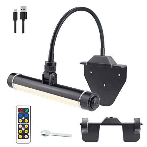 BIGMONAT Cordless Picture Light, Rechargeable Display Lamp, Clip on Painging Frame, Led Art Light with Timer, Dimmable Painting Light 3 Lighting Modes for Dart Board