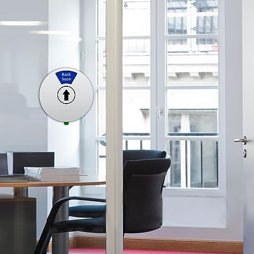 K KitchenTour Silver 6-Mode Office Door Sign - Do Not Disturb & More
