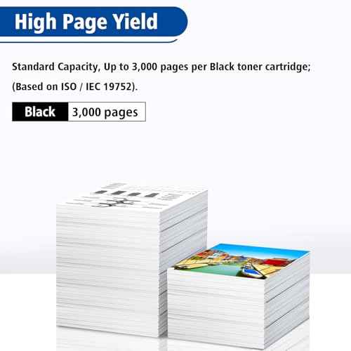 C310/C315 Black High-Yield Toner Cartridge 3000 Pages Replacement for Xerox C310 C310dni C310dnim C315 C315dni C315dnim Printers 006R04356 006R04357 006R04358 006R04359