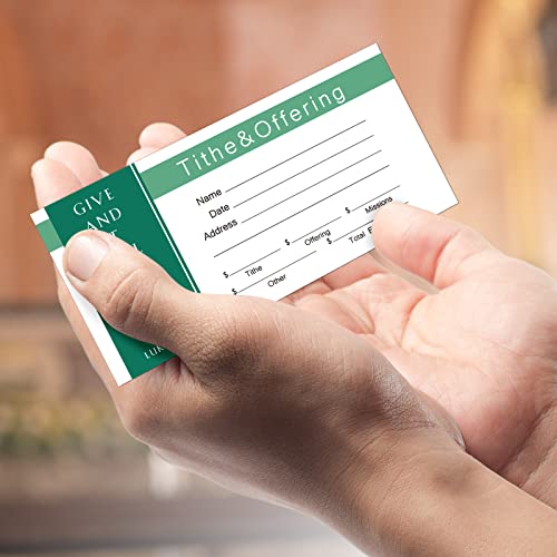 Woanger Stylish 500 Tithes and Offering Envelopes for Church Donation