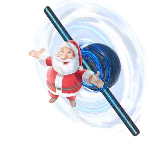 3DHologram Fan,Picture Fan Spinner with Bluetooth +Remote ,Hologram Projector HD LED with 700 Video Library ,Holographic Fan for Halloween,Home Decorations,Anime character projection,Parties