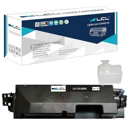LCL TK-5282 TK5282 High Yield Toner Cartridge Compatible with TK-5282K Black Toner Cartridge 1T02TW0US0 Replacement for Kyocera Ecosys M6235cidn M6235 P6235 P6235cdn M6635cidn M6635 Printer (1-Pack)
