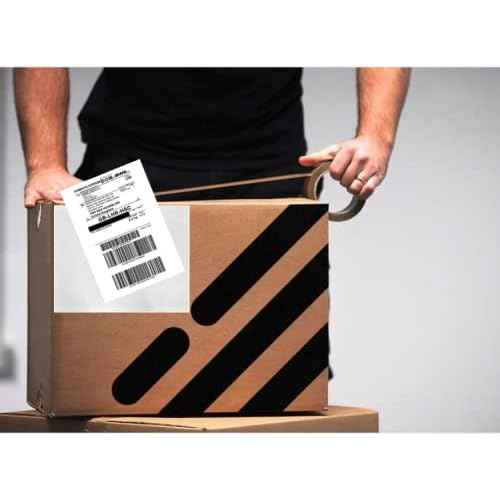 Coopaty 6" x 9" Adhesive Packing List Envelopes Clear Plastic Mailing Shipping Envelope Pouch (500 Pack)