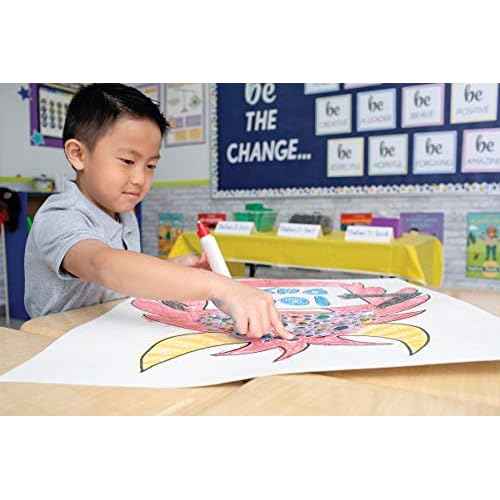 PACON UCreate Economy Poster Board, White, 22" x 28", 100 Sheets/Carton