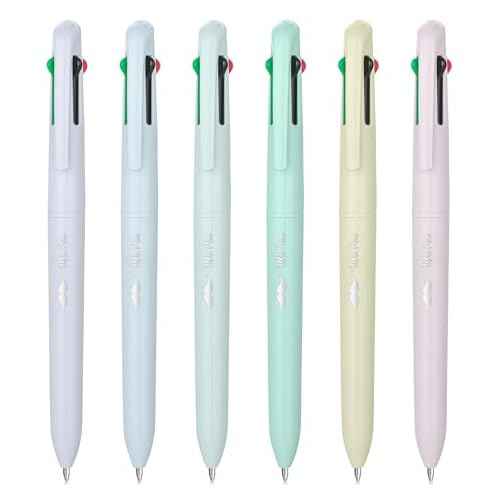 Mr. Pen- Ballpoint Multicolor Pen in One, 4-in-1, 6 Pack, Colorful Ink, Retractable Multi Color Pens All in One