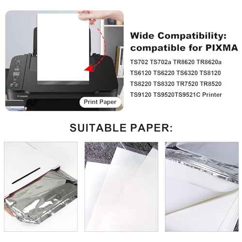 280XL 281XL Refillable Ink Cartridges for PIXMA TS6120 TS6220 TS6320 TS8120 TS8220 TS8320 TR7520 TR8520 TR8620 TS9120 TS9520 TS9521C TS702 Printer