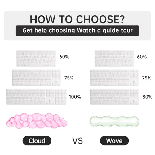 Aszqvd Pink Cloud Gel Wrist Rest and Mouse Pad Set for Ergonomic Comfort