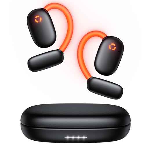 AI Translation Earbuds Real Time 80H Playtime 164 Languages Translator Ear Buds with Glowing Earhook Bluetooth Translating Headphones audifonos traductores ingl?s espa?ol for Travel Business Meeting