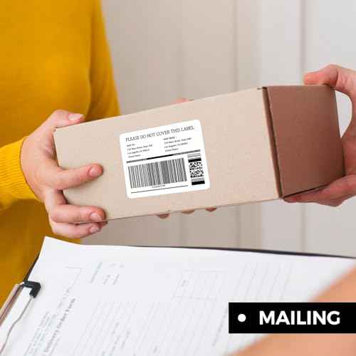 Mailing Labels for Laser/Inkjet Printer, Address Labels Stickers - 500 Sheets 3 1/3" x 4" 6 up Printable Sticker Paper, 3000 Mailling Label for Packages