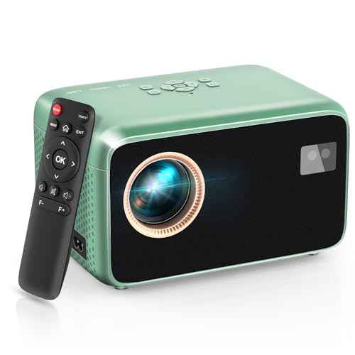 ¡¼Electric Focus¡½4K Projector with WiFi and Bluetooth, TMY Portable Projector with Zoom Function, Movie Projector for Phone/TV Stick/HDMI/USB/Laptop/DVD/PS5, Mini Projector for Bedroom or Outdoor