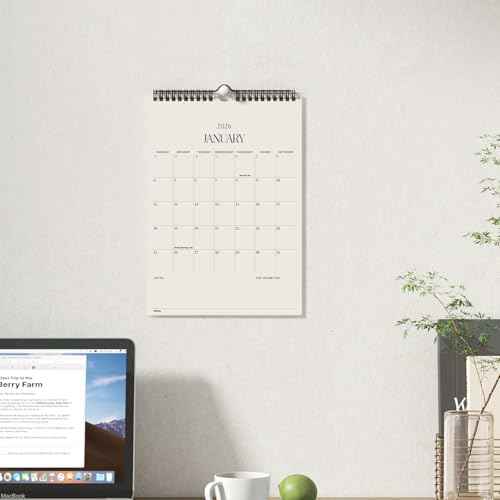 Jotsome Wall Calendar 2025-2026, Monthly Wall Calendar From Now to December 2026 11x8.5 inch for Home and Office, Easy Planning