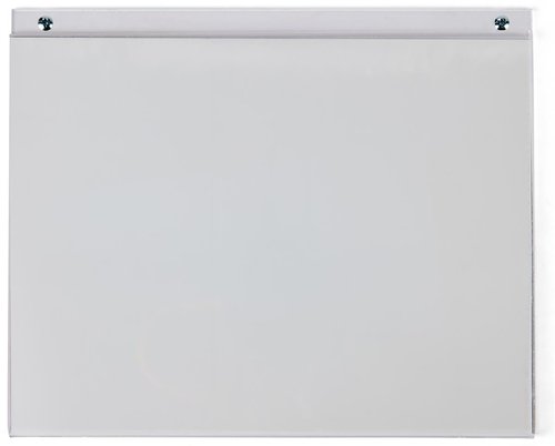 Set of 10, Wall Mount Sign Frame for 11 x 8.5 Posters, Clear Acrylic Holder with Front-Loading Design
