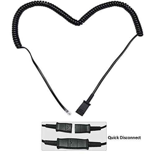 N/X KEMEILE Telephone Headset with Noise Cancelling Mic, Corded RJ9 Phone Headset Compatible with Cisco CP-7821 7841 7942G 7931G 7940 7941G 7945G 7960 7961G 7962G 7965G 7975G 8811 8841 8861 9951 etc