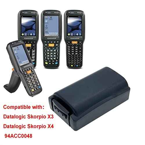6800mAh Datalogic 94ACC0046, BT-0016 Battery Replacement for Datalogic Skorpio X3 Skorpio X4 Handheld Computer,Fits Part NO.94ACC0048 BT-0015