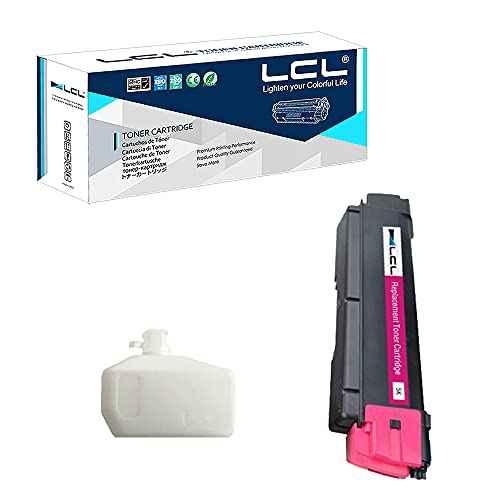 LCL Compatible Toner Cartridge Replacement for Kyocera TK592 TK-592 TK-592M 1T02KVBUS0 for Kyocera FS-C2026MFP FS-C2126MFP FS-C2526MFP FS-C2626MFP FS-C5250DN M6026 M6526 P6026 Printer (1-Pack Magenta)