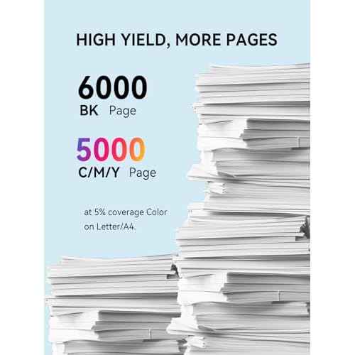 LC406XL Ink Cartridges High Yield Compatible for Brother LC406 XL Ink Cartridges Work with Brother Printer MFC-J4535DW MFC-J4335DW MFC-J5855DW MFC-J6555DW MFC-J6955DW (4 Pack)