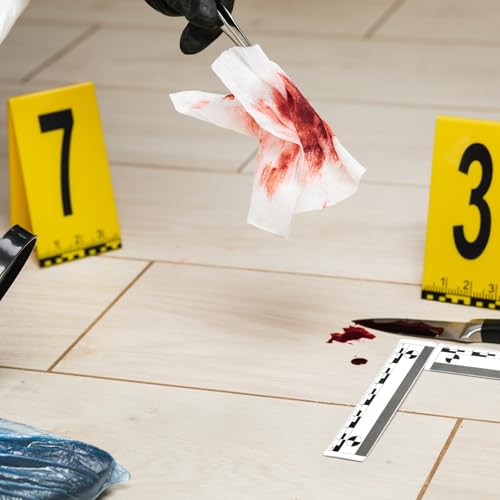 White Macro Photography Scale Markers - 10 Pack Evidence & Measurement Rulers
