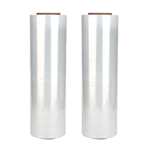 Elegant Supply 2 Roll 18" x 1500 feet Stretch Film-Wrap 80 Gauge Industrial Strength Stretch 20 Microns Durable for Moving Packing Packaging Heavy Duty Warehouse Shrink Film (Clear)