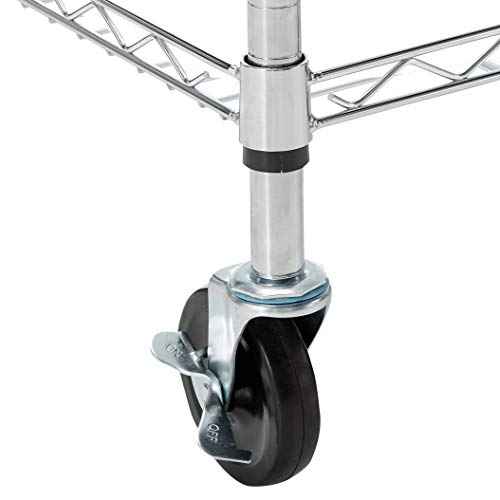 Lorell LLR84859 3-Tier Rolling Cart