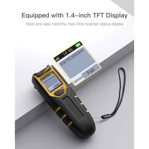 Inateck Barcode Scanner Wireless,Portable Bluetooth Barcode Scanner with Screen,1D 2D QR Code Scanner Kabellos 2.4GHz,Handscanner with APP and SDK, BCST-47