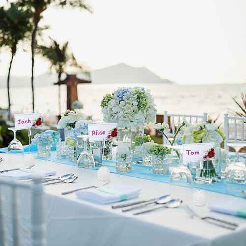 16 PCS Resin Golf Ball Base Alligator Clip Place Card Holder Golf Ball Shaped Table Number Holder Name Place Card Holder for Office Menu Events Wedding Party