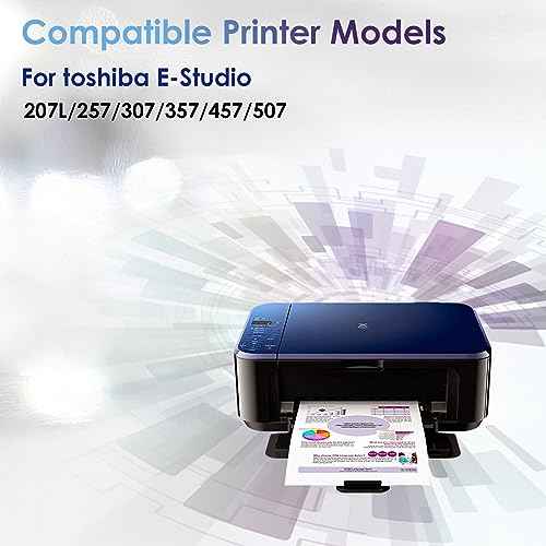 CULater T-5070U Remanufactured Black Toner Cartridge Replacement for E-Studio 207L 257 307 357 457 507 Printers (Black, 1 Pack)