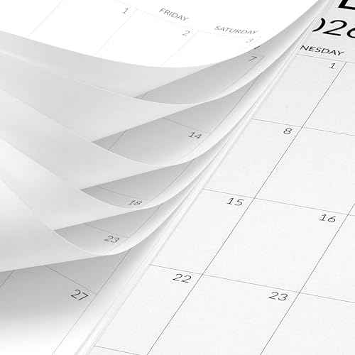 Wall Calendar 2025-2026, Large Wall Calendar from January to December 2026 with Wire Hanging, 14.5¡¯¡¯x11¡¯¡¯ Thick Paper Big Calendar for Office Work Home, Simple Monthly Aesthetic Design Calander
