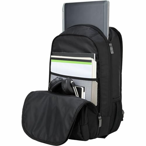 Targus Groove Laptop Backpack for Laptops up to 17-inches, Water Resistant Travel Backpack for Men and Women, Black (CVR617)