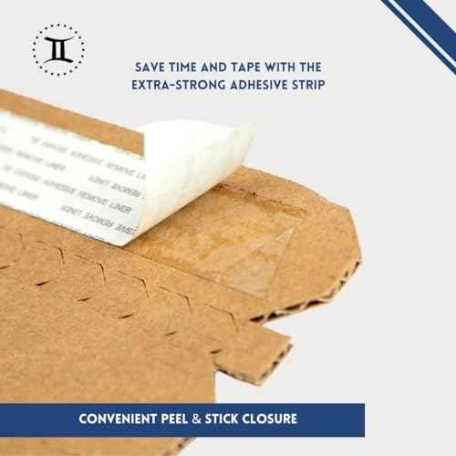 Gemini Graded Comic Book Mailers | Pack of 10 | Ships one CGC (or similar) Graded Comic Book Slab | Corner and Edge Protection | Self-Seal Closure | Single Slab Shipper Gemini Mailers