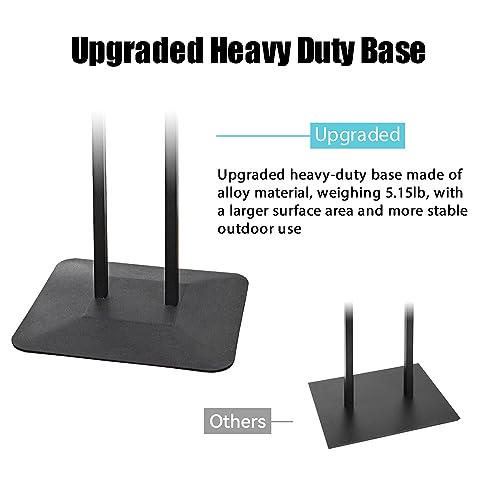 Poster Board Stand for Display, Floor Sign Holder for Banner Foam Board with 5.2lb Super Heavy Duty Base, Double Sided Display and Height Adjustable, for Business Advertising (1Pack)