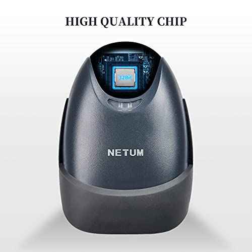 NETUM USB Barcode Scanner with Stand Wired Handheld Bar Code Reader 1D CCD Scanner Gun for Supermarket, Convenience Store, Warehouse -M3S