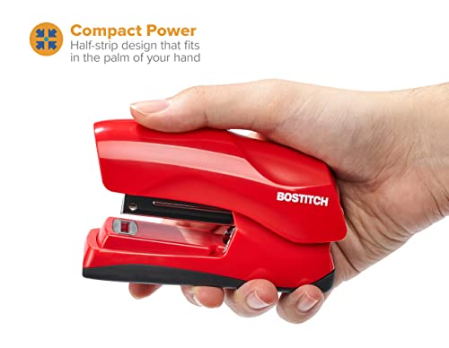 Bostitch Heavy Duty 40-Sheet Stapler with 1250 Staples & Staple Remover, Red