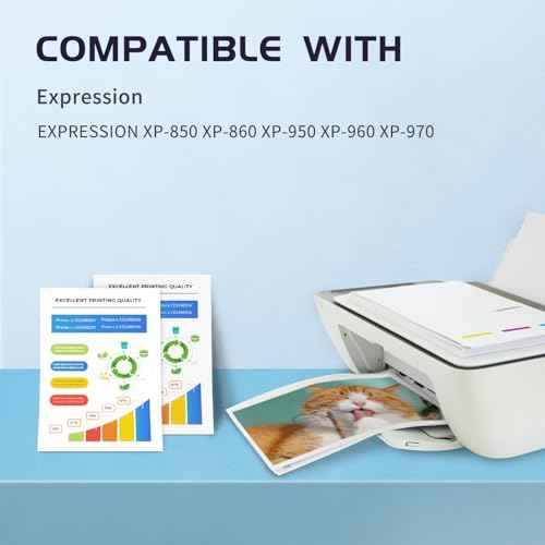 ZIPRINT Remanufactured Ink Cartridge Replacement for Epson 277XL 277 T277 to Use with XP-850 XP-860 XP-950 XP-960 XP-970 Printer (2 Black, 1 Cyan, 1 Magenta, 1 Yellow, 1 Light Cyan, 1 Light Magenta)