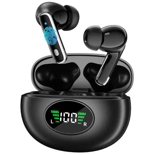 Ai Language Translation Earbuds, in-Ear 3-in-1 Translation Earbuds, Real Time 2-Way Earbuds, Sound Quality Long Battery Life, Great for Travel Business Black