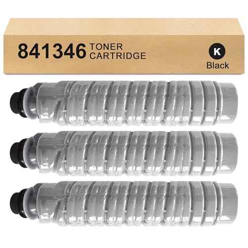 LCL MP 4500 Toner Cartridge High Yield Replacement for Ricoh 841346 MP4500 for Aficio MP 3500 4000 4001 4002 4500 5000 5001 5002 Printer (Black, 3-Pack)