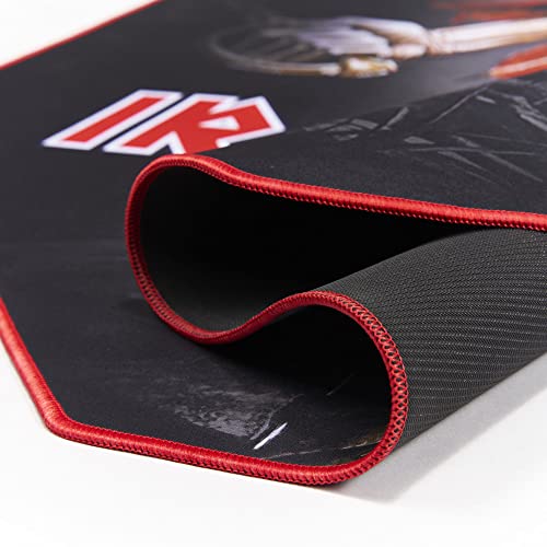 SUBSONIC Iron Maiden - Non-Slip Gamer Floor Mat for Gaming and Office Chair