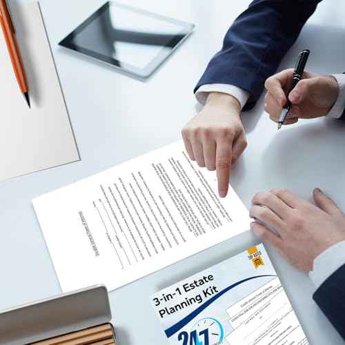 Estate Planning Kit Includes Last Will and Estate Guide, POA, Living Will and Medical POA and Detailed Instructions Live Legal Support