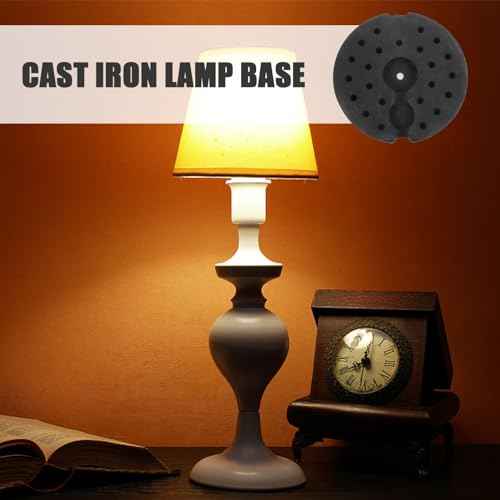 Alipis Floor Lamp Base Bedroom Floor Lamp DIY UNA Round Weight Cool Desk Base Led Round Weight Light Desk Loaders s Iron