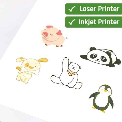 (2" x 4") 200 Sheets, Printable White Sticker Labels, Laser/Inkjet Printing - Matte, 10 per Page