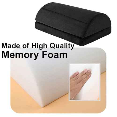 Heated Foot Rest Under Desk at Work, Desk Foot Stool with Heat, Adjustable Height, 3 Heat Levels and Timer Foot Warmer Feet Heater for Office Chair, Gaming Home Use