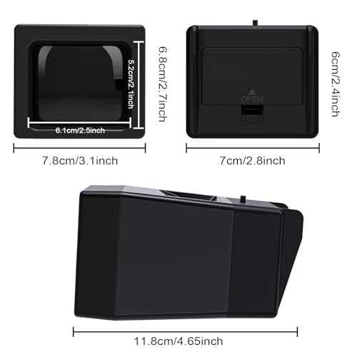 35mm Slide Viewer, 2X Magnification Slide Viewer for Viewing 35mm Slides, Slide Projector for Old Slides (2AAA Batteries Included)