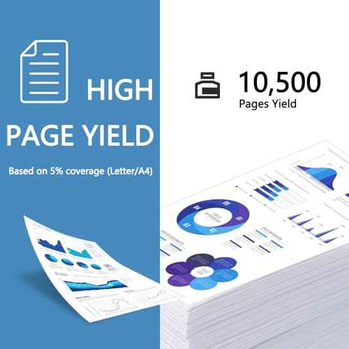 MxVol VersaLink C400/C405 Black Toner Cartridge (Extra High-Yield 10,500 Pages) 106R03524 Black Toner Replacement for Xerox VersaLink C400 C405 C400N C400DN C405N C405DN Printer Ink, 1 Pack
