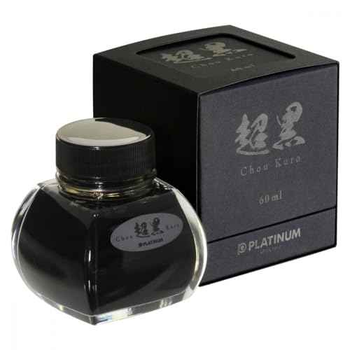 PLATINUM, Ink Bottle - Carbon Black CHOU Kuro (60mL).