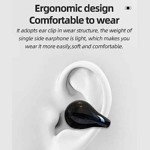 Yunseity Language Translator Earbuds, X9 Two Way Translation Headphones in Real Time, Clip Online Translation Device in 144 Languages & 3 Translation Modes, with Display (Black)