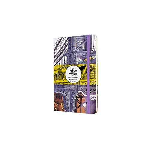 Moleskine Limited Edition Notebook I Am New York, Large, Ruled/Lined, White, Hard Cover (5 x 8.25) 240 Pages