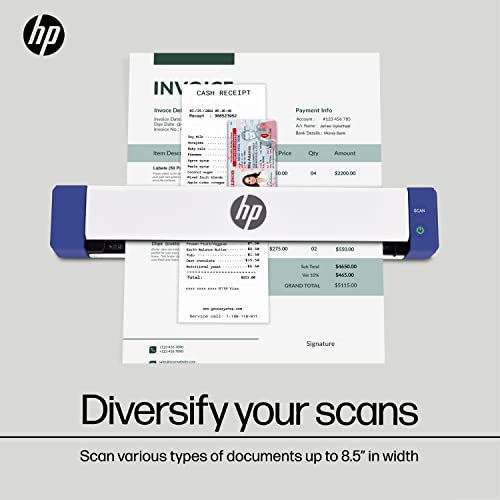 HP Portable USB Document & Photo Scanner Model HPPS100 for PC & Mac