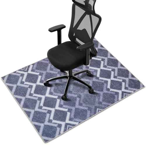 Office Chair Mat,36"x48" Chair Mats for Hardwood Floor,Safe Mats for Under Desk Chairs with Anti-Slip Backing,Computer Chair Mats with Sturdy Locked Edge,Easy to Clean Desk Chair Mat for Home/Office