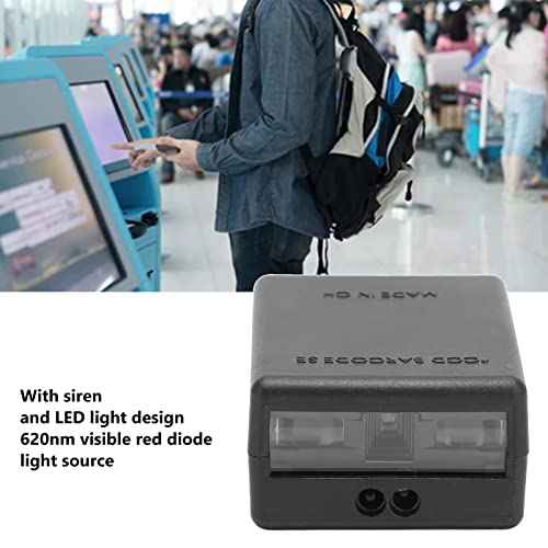Mini 1D USB Barcode Scanner Portable CCD Reader Compatible with PC Phones Tablets